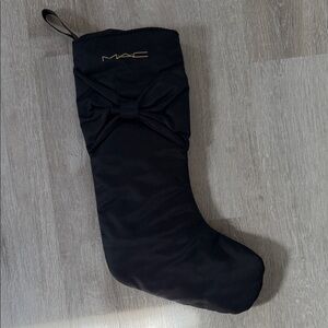 MAC Cosmetics Black Stocking with Gold Logo